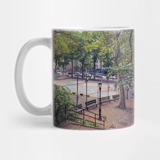 Edgecombe Park Basketball Playground Harlem New York City Mug